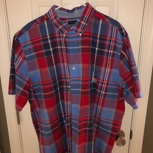 CHAPS SHORT SLEEVE BUTTON DOWN